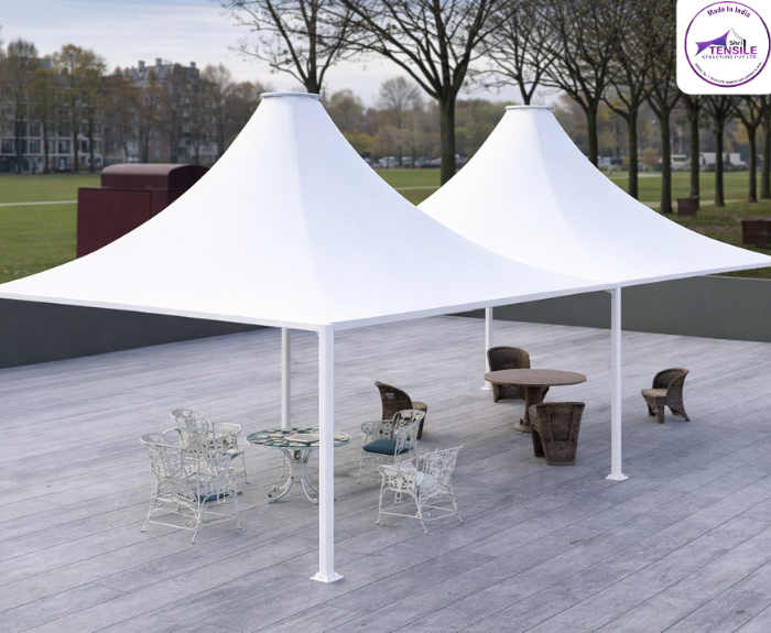 Outdoor Tensile Structure Installation in Delhi